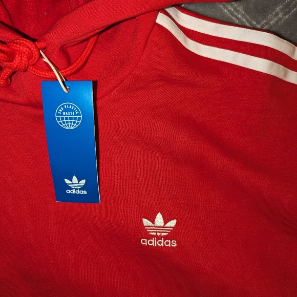 Adidas Plus Size Cropped Hoodie - Picture 3 of 3